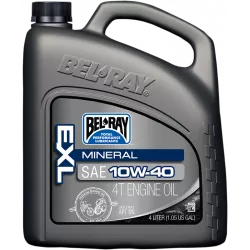 Λάδι μηχανής BEL-RAY EXL MINERAL 4T 10W-40 4L Λάδι μηχανής BEL-RAY EXL MINERAL 4T 10W-40 4L