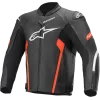 Δερμάτινο μπουφάν μηχανής ALPINESTARS FASTER V2 BLACK/RED