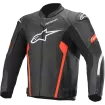 Δερμάτινο μπουφάν μηχανής ALPINESTARS FASTER V2 BLACK/RED thumb