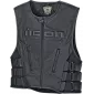 Δερμάτινο γιλέκο μηχανής ICON VEST RED D3O thumb