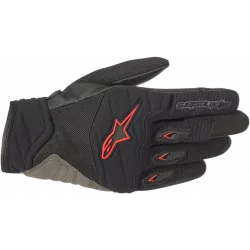 Γάντια μηχανής ALPINESTARS SHORE ΜΑΥΡΟ/ΚΟΚΚΙΝΟ