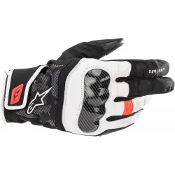 Γάντια μηχανής ALPINESTARS SMX-Z DRYSTAR Black/White/Red Fluo Γάντια μηχανής ALPINESTARS SMX-Z DRYSTAR Black/White/Red Fluo