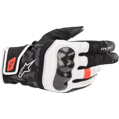 Γάντια μηχανής ALPINESTARS SMX-Z DRYSTAR Black/White/Red Fluo