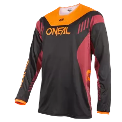 Μπλούζα ποδηλασίας O'NEAL ELEMENT FR HYBRID V.22 BLACK/RED/ORANGE