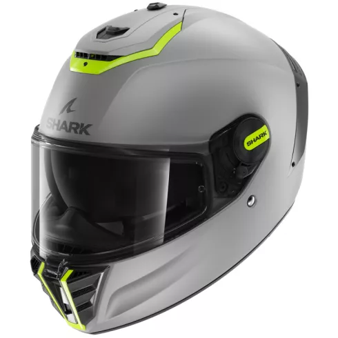 Κράνος μηχανής SHARK SPARTAN RS SILVER/YELLOW FLUO MATT