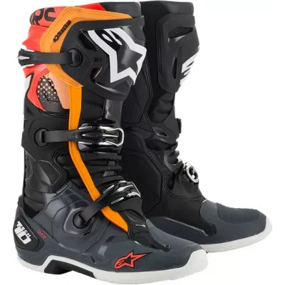 Μπότες μηχανής motocross ALPINESTARS TECH 10-BLACK/GRAY/ORANGE