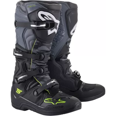 Μπότες μηχανής motocross ALPINESTARS TECH 5 BLACK/GRAY/YELLOW