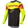 Μπλούζα motocross ALPINESTARS FLUID TRIPPLE S21 BLACK/RED/YELLOW