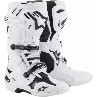 Μπότες μηχανής motocross ALPINESTARS TECH 10 WHITE