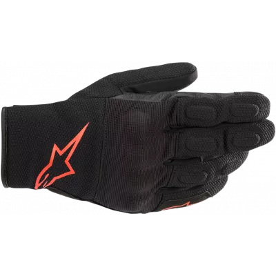 Γάντια μηχανής ALPINESTARS S-MAX DRYSTAR ΜΑΥΡΟ/ΚΟΚΚΙΝΟ