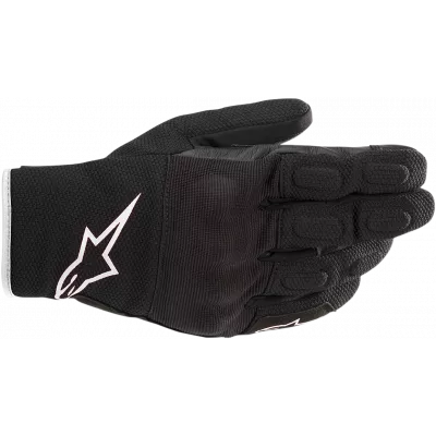 Γάντια μηχανής ALPINESTARS S-MAX DRYSTAR ΜΑΥΡΟ/ΑΣΠΡΟ
