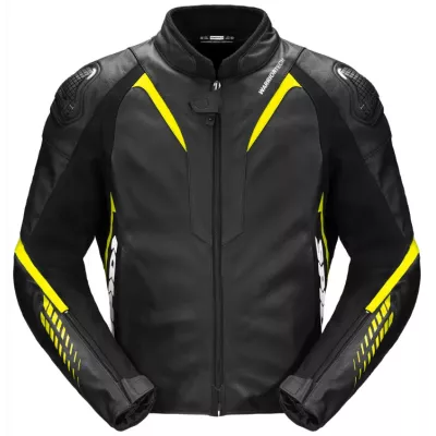 Δερμάτινο μπουφάν μηχανής SPIDI NKD-1 Black/Fluo