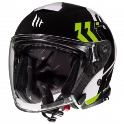 Κράνος μηχανής MT THUNDER 3 VENUS A6 GLOSS PEARL FLUO GREEN JET-OPEN FACE Κράνος μηχανής MT THUNDER 3 VENUS A6 GLOSS PEARL FLUO GREEN JET-OPEN FACE