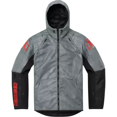 Μπουφάν μηχανής ICON AIRFORM BATTLESCAR - ΓΚΡΙ