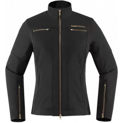 Γυναικείο μπουφάν μηχανής ICON HELLA2 - BLACK Γυναικείο μπουφάν μηχανής ICON HELLA2 - BLACK