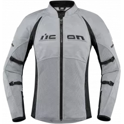 Γυναικείο μπουφάν μηχανής ICON CONTRA2 GREY