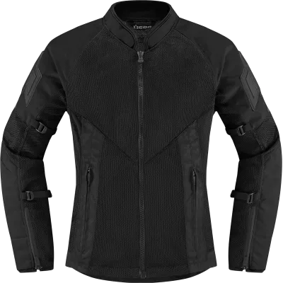 Γυναικείο μπουφάν μηχανής ICON MESH AF STEALTH