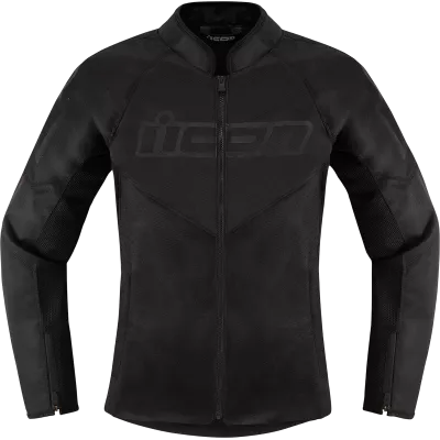 Γυναικείο μπουφάν μηχανής ICON HOOLIGAN CE BLACK