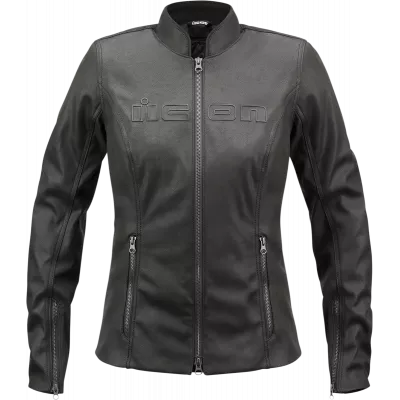 Γυναικείο μπουφάν μηχανής ICON TUSCADERO2 - BLACK