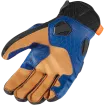 Δερμάτινα γάντια μηχανής ICON HYPERSPORT SHORT - BLUE thumb