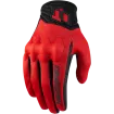 Γάντια μηχανής ICON ANTHEM 2 - ΚΟΚΚΙΝΟ thumb