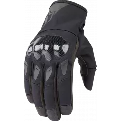 Δερμάτινα γάντια μηχανής ICON STORMHAWK - BLACK Δερμάτινα γάντια μηχανής ICON STORMHAWK - BLACK