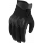 Δερμάτινα γάντια μηχανής ICON PDX3 - BLACK thumb