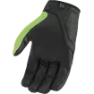 Γάντια μηχανής ICON HOOLIGAN CE - GREEN thumb