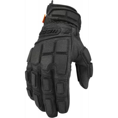 Δερμάτινα γάντια μηχανής ICON MOTORHEAD3 - BLACK