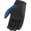 Γάντια μηχανής ICON HOOLIGAN CE - BLUE thumb