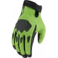 Γάντια μηχανής ICON HOOLIGAN CE - GREEN thumb