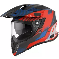 Κράνος μηχανής AIROH COmmANDER BOOST RED/BLUE MATT Κράνος μηχανής AIROH COmmANDER BOOST RED/BLUE MATT