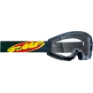 Μάσκα μηχανής motocross FMF PowerCore Core ΜΑΥΡΟ Clear thumb