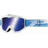 Μάσκα μηχανής motocross PROGRIP3201FL Atzaki MX ΑΣΠΡΟ