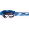 Μάσκα μηχανής motocross PROGRIP 3450LS Riot ΜΠΛΕ/ΑΣΠΡΟ