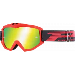 Μάσκα μηχανής motocross PROGRIP3201FL Atzaki MX FLUO RED Μάσκα μηχανής motocross PROGRIP3201FL Atzaki MX FLUO RED