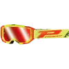 Μάσκα μηχανής motocross PROGRIP 3303 Vista ΚΙΤΡΙΝΟ/ΚΟΚΚΙΝΟ