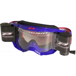 Μάσκα μηχανής motocross PROGRIP 3303 Vista ΜΠΛΕ Roll-Off SYSTEM Μάσκα μηχανής motocross PROGRIP 3303 Vista ΜΠΛΕ Roll-Off SYSTEM