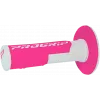 Χειρολαβές μοτοσυκλέτας PROGRIP Double Density WHITE/FLUO PINK