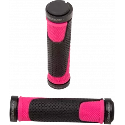 Χειρολαβές μηχανής PROGRIP807 DOUBLE DENSITY End LOCKING ΡΟΖ/ΜΑΥΡΟ