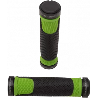 Χειρολαβές μηχανής PROGRIP807 DOUBLE DENSITY End LOCKING ΠΡΑΣΙΝΟ/ΜΑΥΡΟ