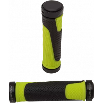 Χειρολαβές μηχανής PROGRIP807 DOUBLE DENSITY End LOCKING ΚΙΤΡΙΝΟ/ΜΑΥΡΟ