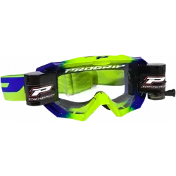 Μάσκα μηχανής motocross PROGRIP VENOM ROLL OFF FLYL/BL Μάσκα μηχανής motocross PROGRIP VENOM ROLL OFF FLYL/BL