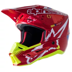 Κράνος μηχανής Alpinestars SM5 ACT ΚΟΚΚΙΝΟ/ΚΙΤΡΙΝΟ Κράνος μηχανής Alpinestars SM5 ACT ΚΟΚΚΙΝΟ/ΚΙΤΡΙΝΟ