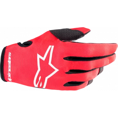 Γάντια μηχανής ALPINESTARS RADAR ΚΟΚΚΙΝΟ/ΑΣΠΡΟ