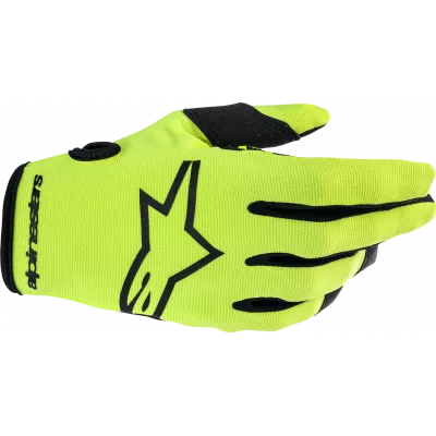 Γάντια μηχανής ALPINESTARS RADAR ΚΙΤΡΙΝΟ/ΜΑΥΡΟ