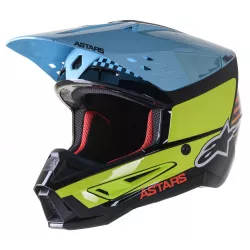 Κράνος μηχανής ALPINESTARS SM5 SPEED ΜΑΥΡΟ/ΚΙΤΡΙΝΟ/ΜΠΛΕ Κράνος μηχανής ALPINESTARS SM5 SPEED ΜΑΥΡΟ/ΚΙΤΡΙΝΟ/ΜΠΛΕ