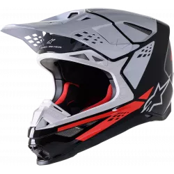 Κράνος μηχανής ALPINESTARS SM8 Factory ΜΑΥΡΟ/ΑΣΠΡΟ/ΚΟΚΚΙΝΟ Κράνος μηχανής ALPINESTARS SM8 Factory ΜΑΥΡΟ/ΑΣΠΡΟ/ΚΟΚΚΙΝΟ