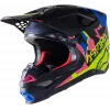 Κράνος μηχανής ALPINESTARS SM8 Echo BLACK/BLUE/PINK/YELLOW