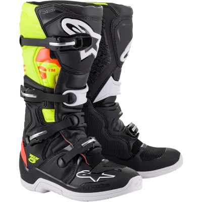 Μπότες μηχανής motocross ALPINESTARS TECH 5 ΜΑΥΡΟ/ΚΙΤΡΙΝΟ